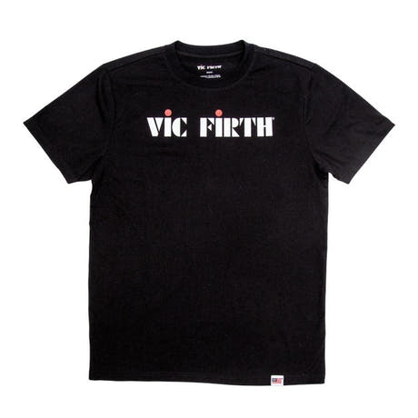 Vic Firth Classic Logo Black T-Shirt - Small