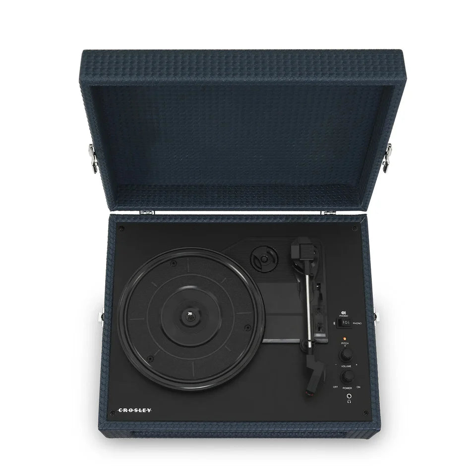 Crosley Voyager Plattenspieler Tovejs Bluetooth (Navy Blue)
