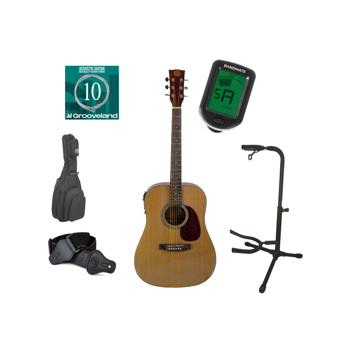 Grooveland Western Gitarren-Starterpaket
