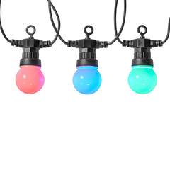 SmartLife Dekorative Lichterkette m. 10 Stk. LED Birnen