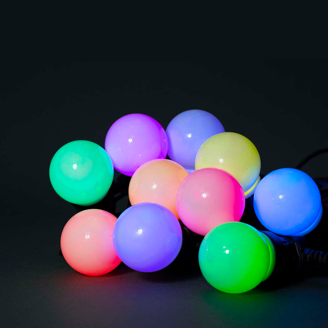 SmartLife Dekorative Lichterkette m. 10 Stk. LED Birnen