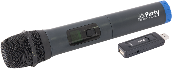 Drahtloses Handmikrofon mit USB-Stromversorgung