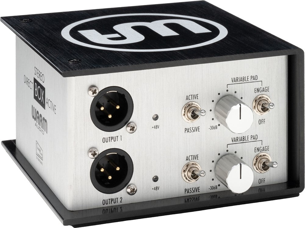 Warm Audio WA-DI-A2 Aktive Stereo-DI-Box