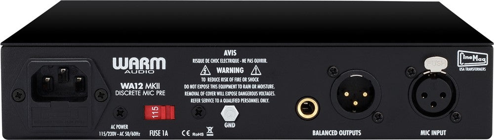 Warm Audio WA12 MKII Black