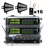 Renton Rack Wireless-System (16 Headsets)