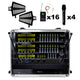 Renton Rack Wireless Combo System (4 Handgeräte + 16 Headsets)