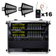 Renton Rack Wireless-System (16 Headsets)