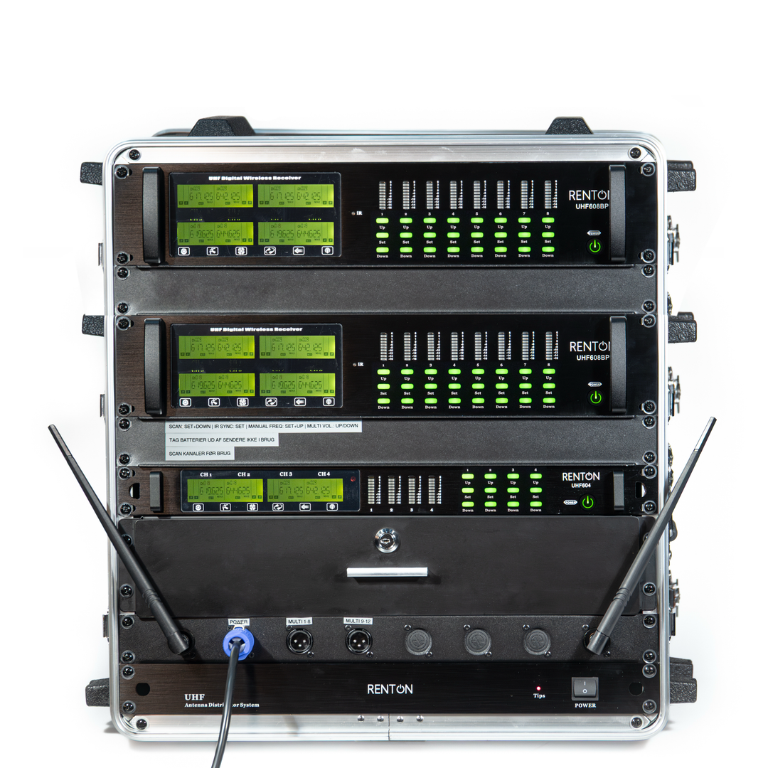Renton Rack Trådløst System (20 Headset)