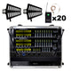 Renton Rack Wireless-System (20 Headsets)
