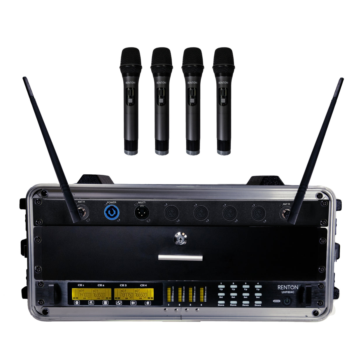 Renton Rack Wireless System (4 Handgeräte)
