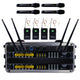 Renton Rack Wireless Combo System (4 Handgeräte + 4 Headsets)