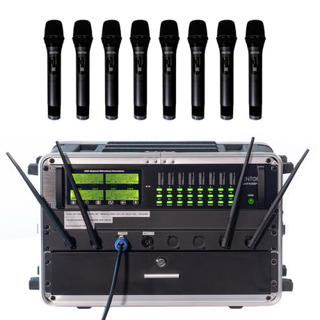 Renton Rack Trådløst System (8 Håndholdt)