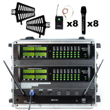 Renton Rack Wireless Combo System (8 Handgeräte + 8 Headsets)