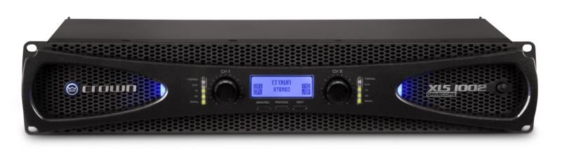 Crown XLS1002 - 2-Kanal Verstärker 2x350W @ 4Ω mit DSP
