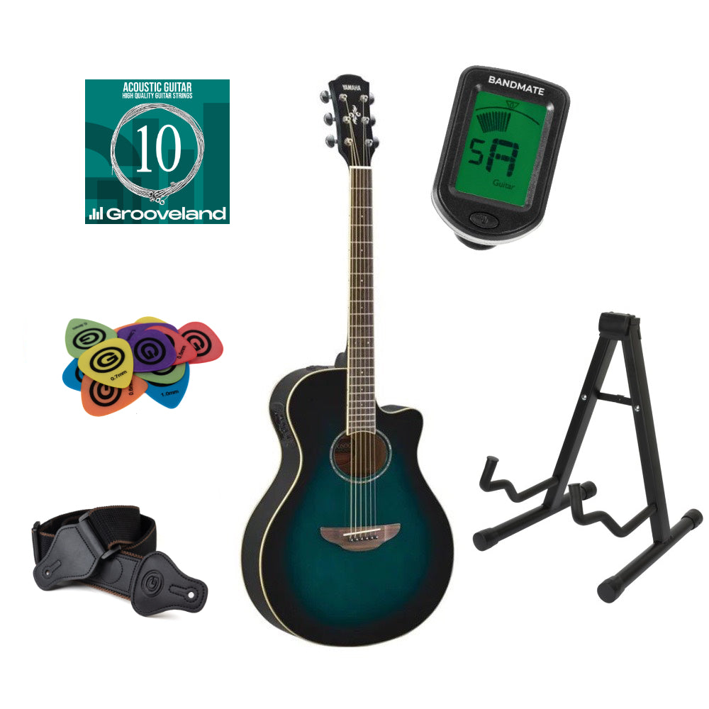Yamaha APX600 - Oriental Blue Burst - Starter pack