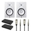 Yamaha HS8 Studio Monitor Starter Kit (White)