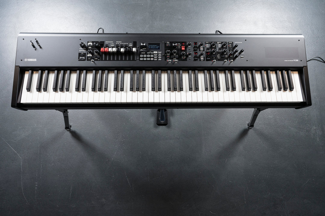 Yamaha YC88 Digital Stage Keyboards (Natural Wood)