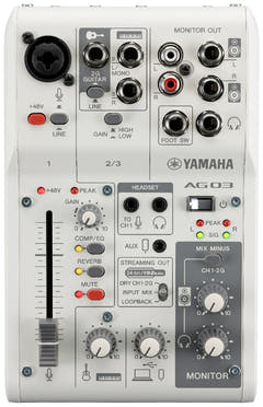 Yamaha AG03 MkII - Live Streaming Bundle (Weiß)