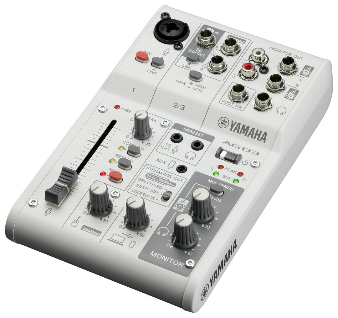 Yamaha AG03 MkII - Live Streaming Bundle (Weiß)