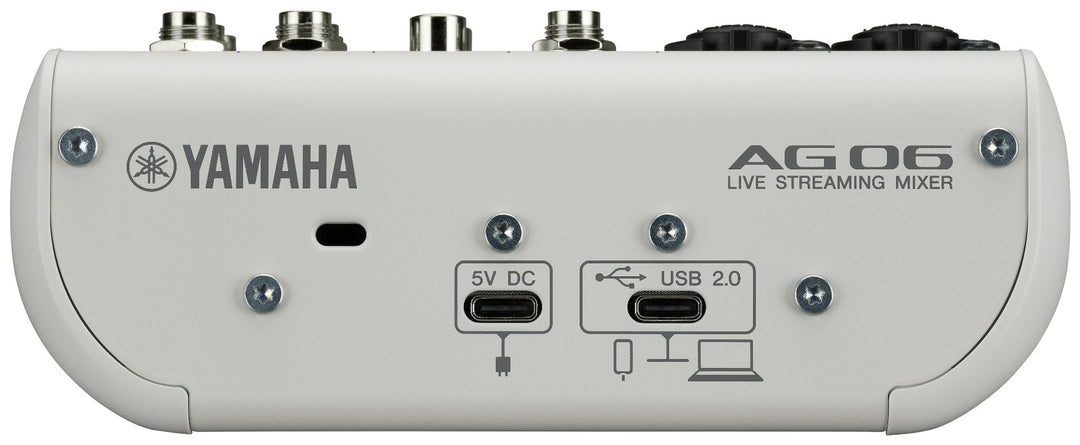 Yamaha AG06 MkII - Live Streaming Mixer (Weiß)