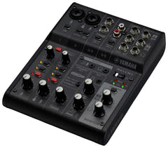 Yamaha AG06 MkII - Live Streaming Mixer (Schwarz)