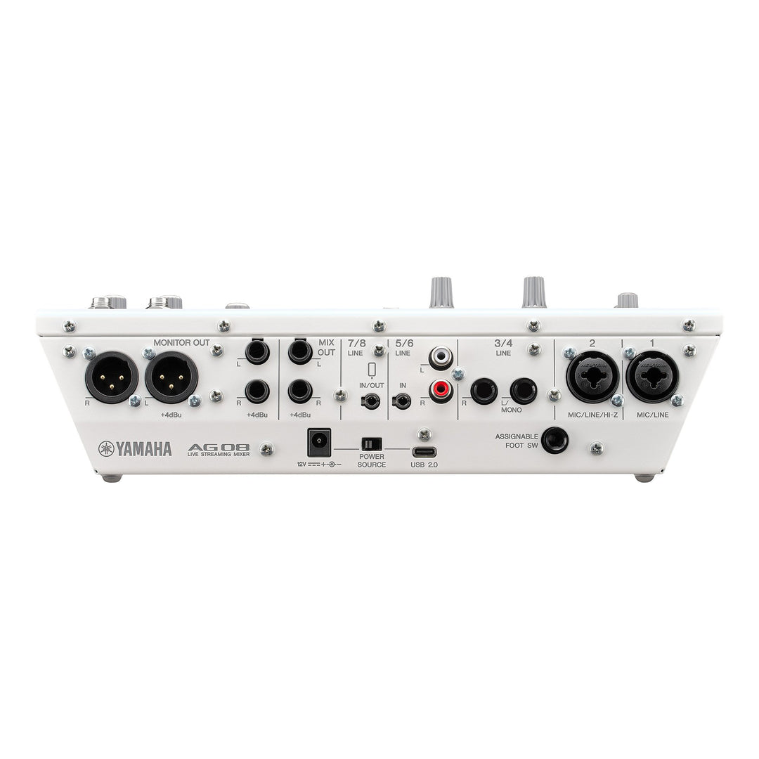 Yamaha AG08 - Live Streaming Mixer (Weiß)