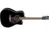 Yamaha FX370C Elektronische Akustikgitarre (Schwarz)