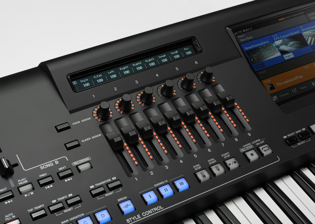 Yamaha Genos 2 keyboard/Lautsprecherpaket