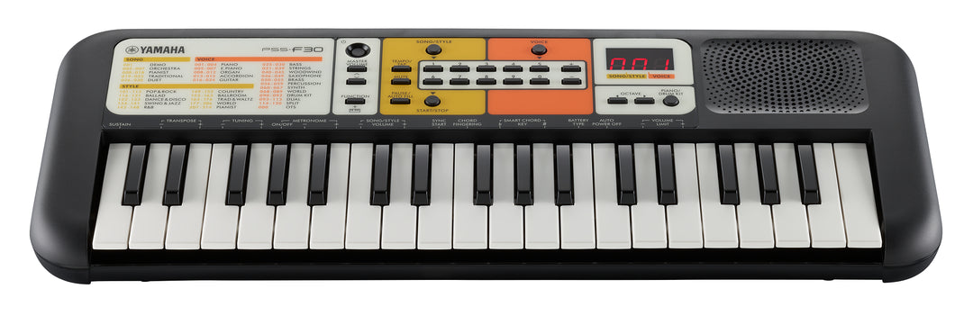 Yamaha PSS-F30 Children Keyboard (Black)