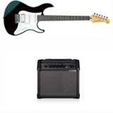 Yamaha Pacifica E-Gitarre GPA112JBLII (Schwarz) Bundle