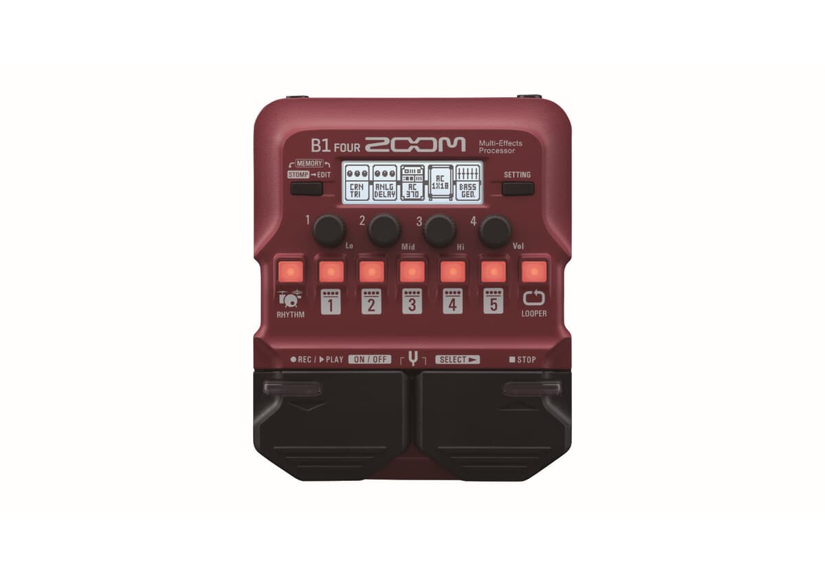 Zoom B1 Four Bass Multieffekt