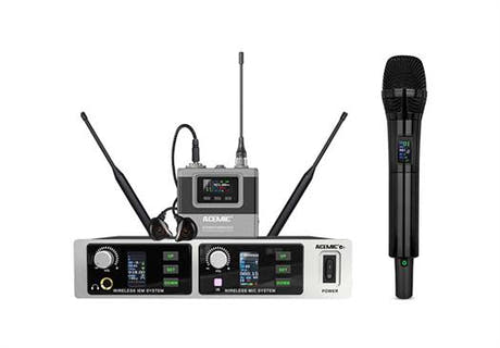 Acemic Drahtloses Mikrofon und Drahtloses In-ear Monitor - Modell M2