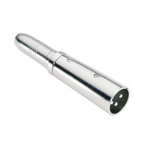 Adapter Audiostecker 6.3 mm Klinke Stereo weiblich auf XLR männlich