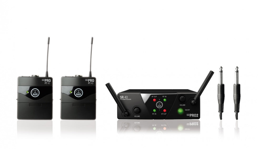 AKG WMS40 Mini2 Dualsystem mit 2 x Taschensendern