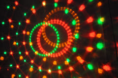 Ibiza Astro-Bat RGBA LED Diskolicht