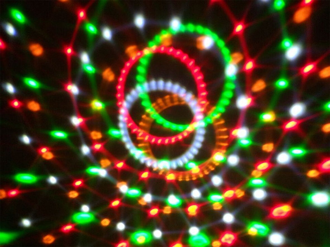 Ibiza Astro-Bat RGBA LED Diskolicht