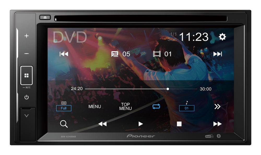 Pioneer AVH-A240DAB Autoradio CD/DAB+/Bluetooth und Touchscreen
