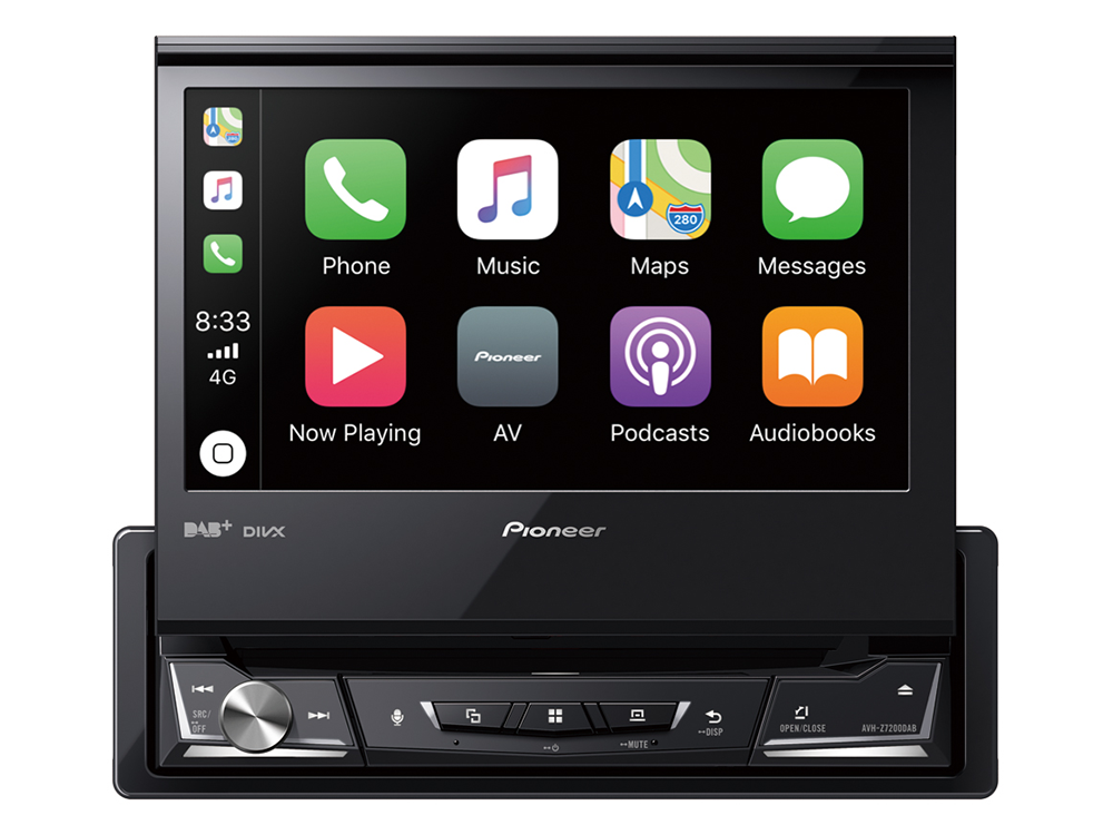 Pioneer AVH-Z7200DAB Apple CarPlay, Bluetooth und USB