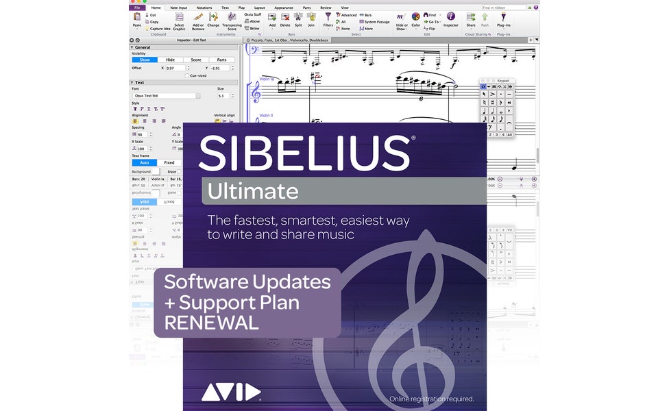 Sibelius Ultimate Abonnement VERLÄNGERUNG