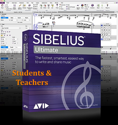 Sibelius Ultim Dauerlizenz EDU Student/Teacher mit PS