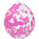 Ballons m. Konfetti (Pink, 30cm)