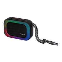 AIWA SPB-160 – Tragbarer Bluetooth-Lautsprecher mit RGB-Beleuchtung, Schwarz