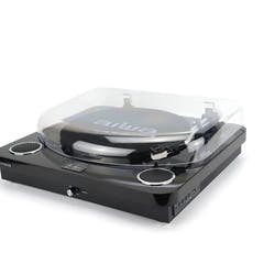 AIWA LPS-25 Pladespiller – Bluetooth, USB & FM, sort