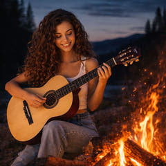 V-Tone CG TWO NT Klassische Gitarren 4/4 Starterset in Natur mit Tasche & Zubehör