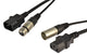 IEC & XLR Kombi Kabel (LYD, 3m)