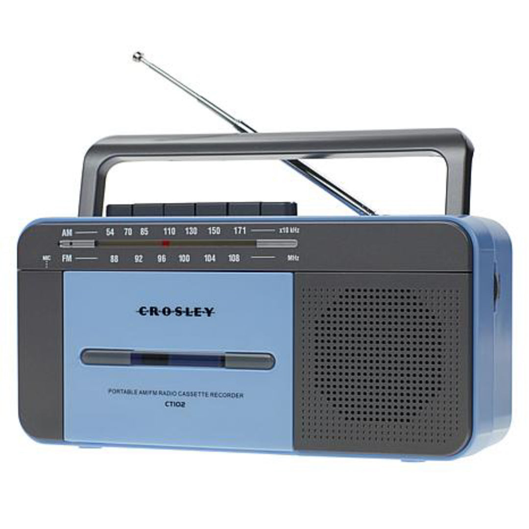 Crosley - Kassettenabspieler (Blau)