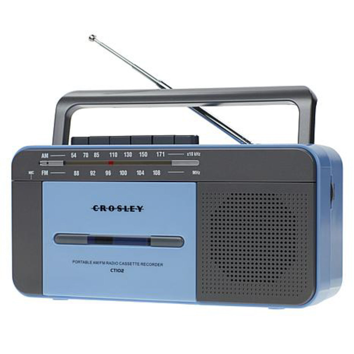 Crosley - Kassettenabspieler (Blau)