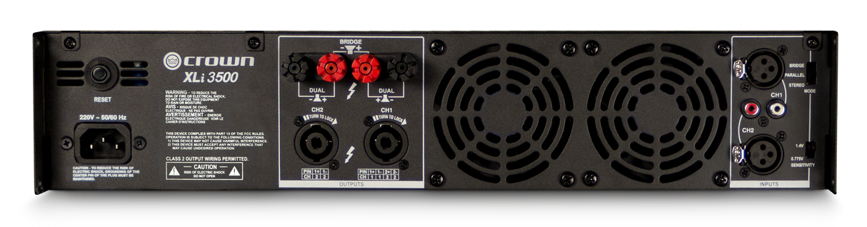 Crown XLi3500 Verstärker 2 x 1.000 Watt 8 Ohm