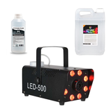 Light4Me Fog 500 LED Nebelmaschine 500W mit LED Bundle