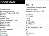 Schertler DYN-H-P48 Kontaktmikrofone für Harfe